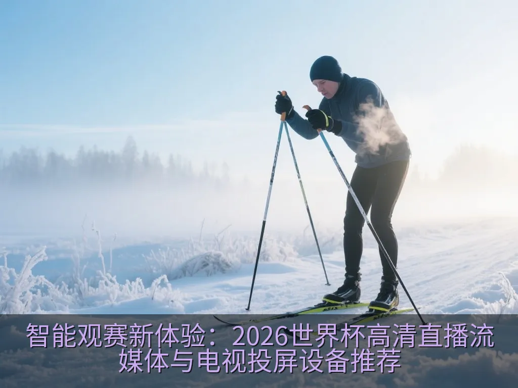 在现代舒适的客厅里，一台大屏幕智能电视正在播放高画质的足球比赛，绿茵场清晰可见，环境光影温馨